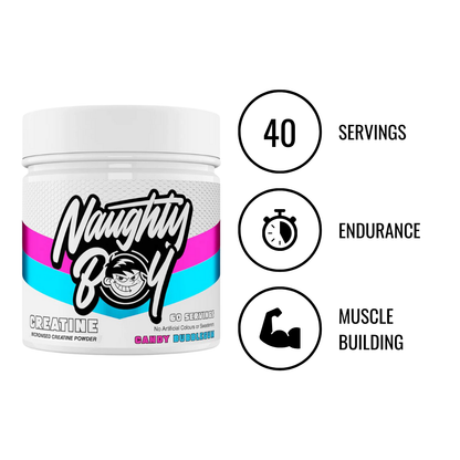 Naughty Boy Flavoured Creatine - 60 Servings