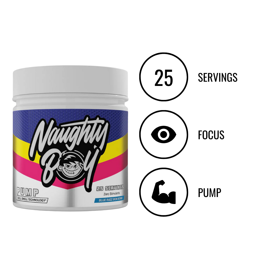 Naughty Boy Pump Pre Workout - 25 Servings