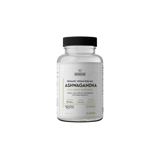 Supplement Needs - Ashwaganda Organic KSM66 - 60 capsules