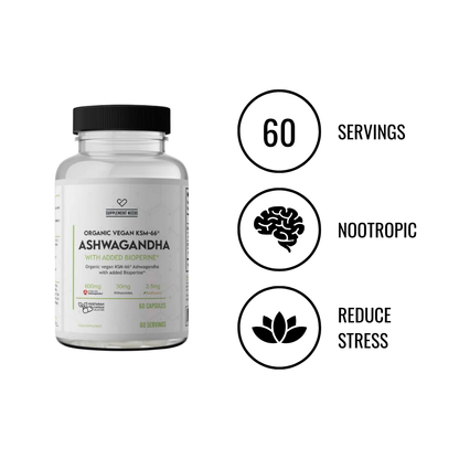 Supplement Needs - Ashwaganda Organic KSM66 - 60 capsules