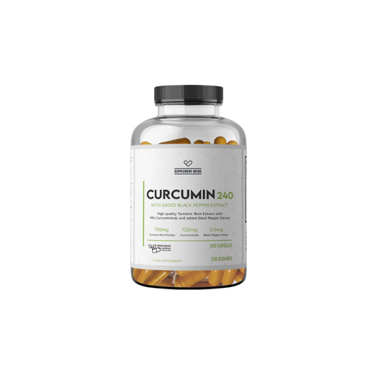 SUPPLEMENT NEEDS CURCUMIN WITH BLACK PEPPER EXTRACT- 240 CAPSULE