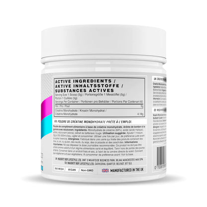 Naughty Boy Flavoured Creatine - 60 Servings