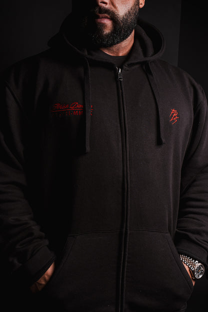 Athlete Division Embroidered Full Zip Hoodie