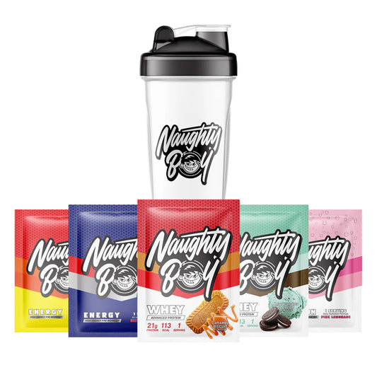 Naughty Boy Sample Bundle - Whey, Hydration & Energy