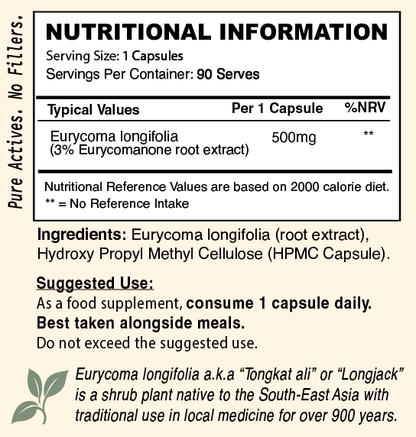 Nice Supplement Co. Tongkat Ali - 90 Servings